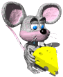 Mouse nibbling cheese